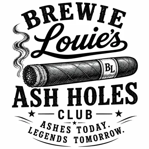 Brewie Louie's Ash Holes Club emblem